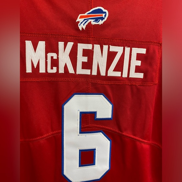 Nike Red Isaiah McKenzie Buffalo Bills Legend, color rush jersey Size L(14-16) - Picture 6 of 12